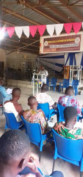 Workshop  for using key words at Natibagou