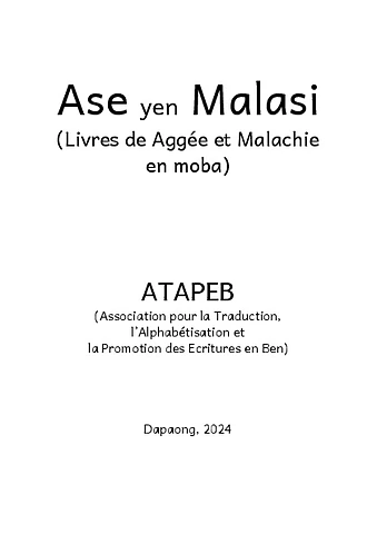 Aggée et Malachie